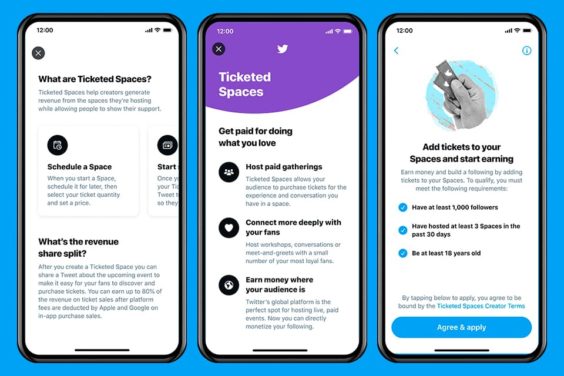 Ticketed Spaces, la nueva vía de monetización para creadores en Twitter