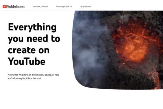 YouTube actualiza su página web para creadores