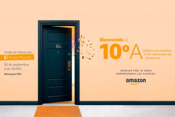 Celebra el décimo aniversario de Amazon España en Twitch