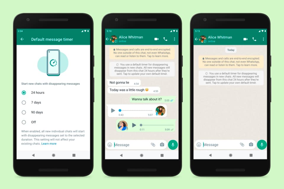 Ahora podrás configurar WhatsApp para que todos los chats desaparezcan