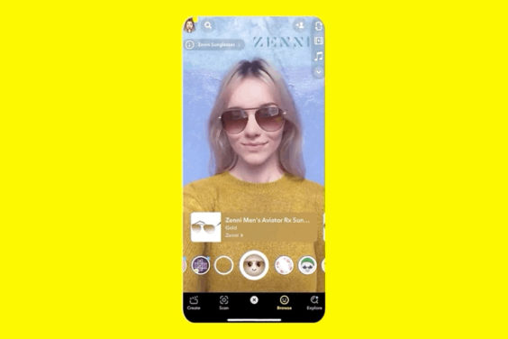 Snapchat actualiza su experiencia de compra en realidad aumentada, con mejoras en las Lentes de Compra y en las analíticas para marcas y socios de Snap