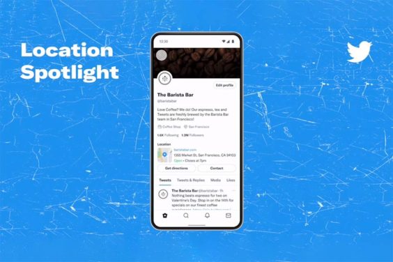 Twitter lanza en todo el mundo la función Location Spotlight, que permite a las empresas añadir su dirección y otros datos de contacto en sus perfiles